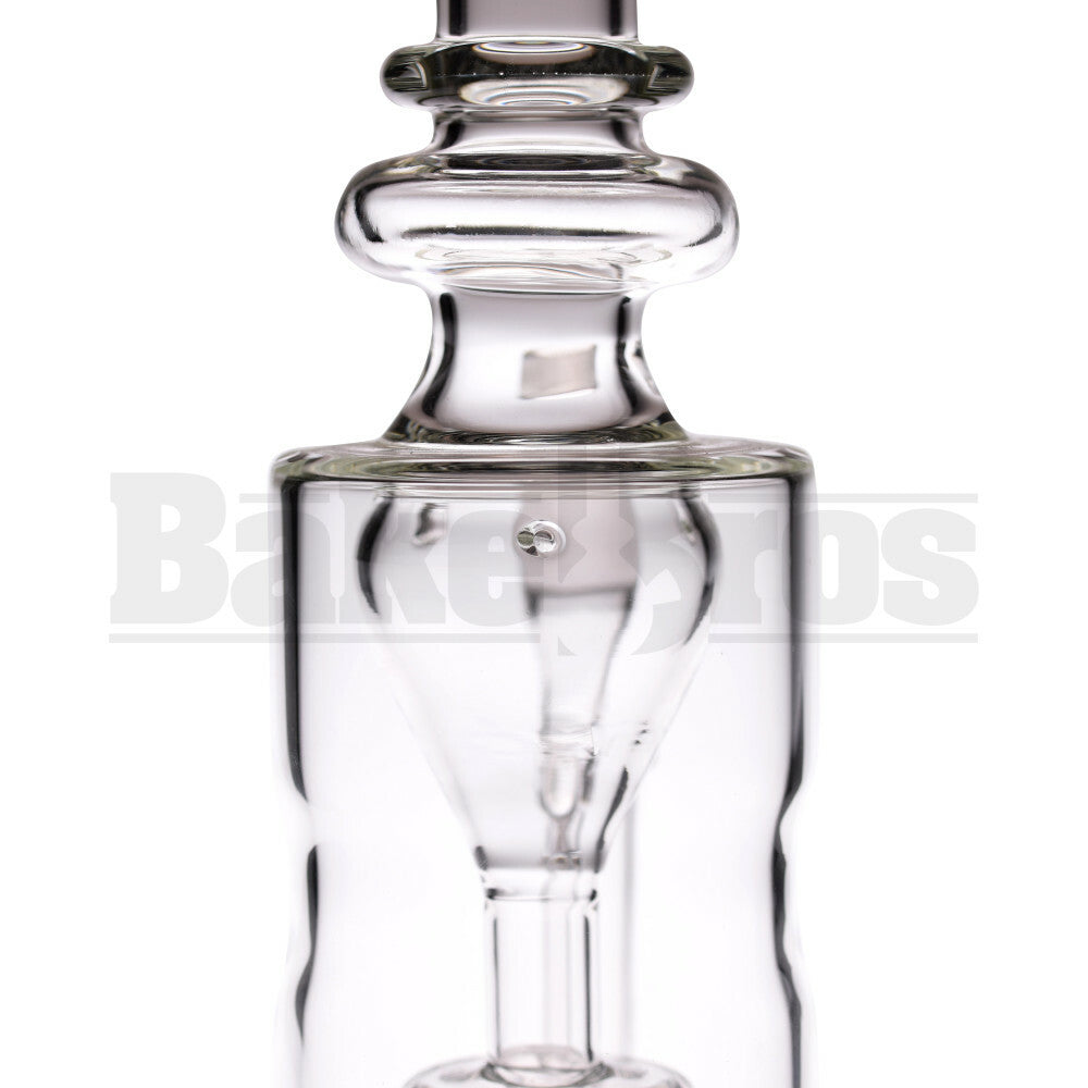 WP INCYCLER TURBINE FUNNEL W/ 3 HOLE CAPSULE PERC 12" CLEAR FEMALE 18MM