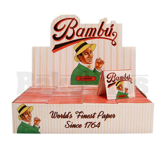 BAMBU PURE HEMP CIGARETTE PAPER UNFLAVORED Pack of 50