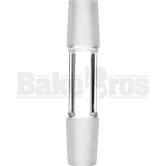 MALE TO MALE ESSENTIAL ADAPTER 180* STREAMLINED CLEAR MALE 14MM 14MM MALE