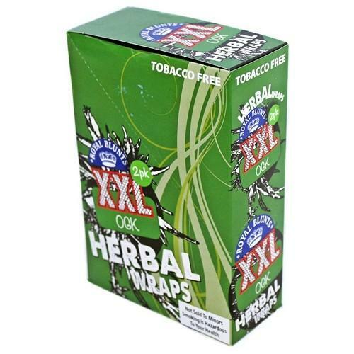 Xxl Royal Blunts K Series Herbal Wraps 2 Per Pack OGK Pack Of 25