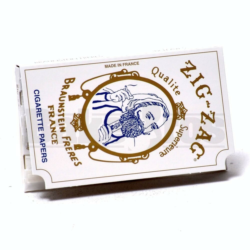 ZIG ZAG ROLLING PAPERS WHITE SW 32 LEAVES UNFLAVORED Pack of 6