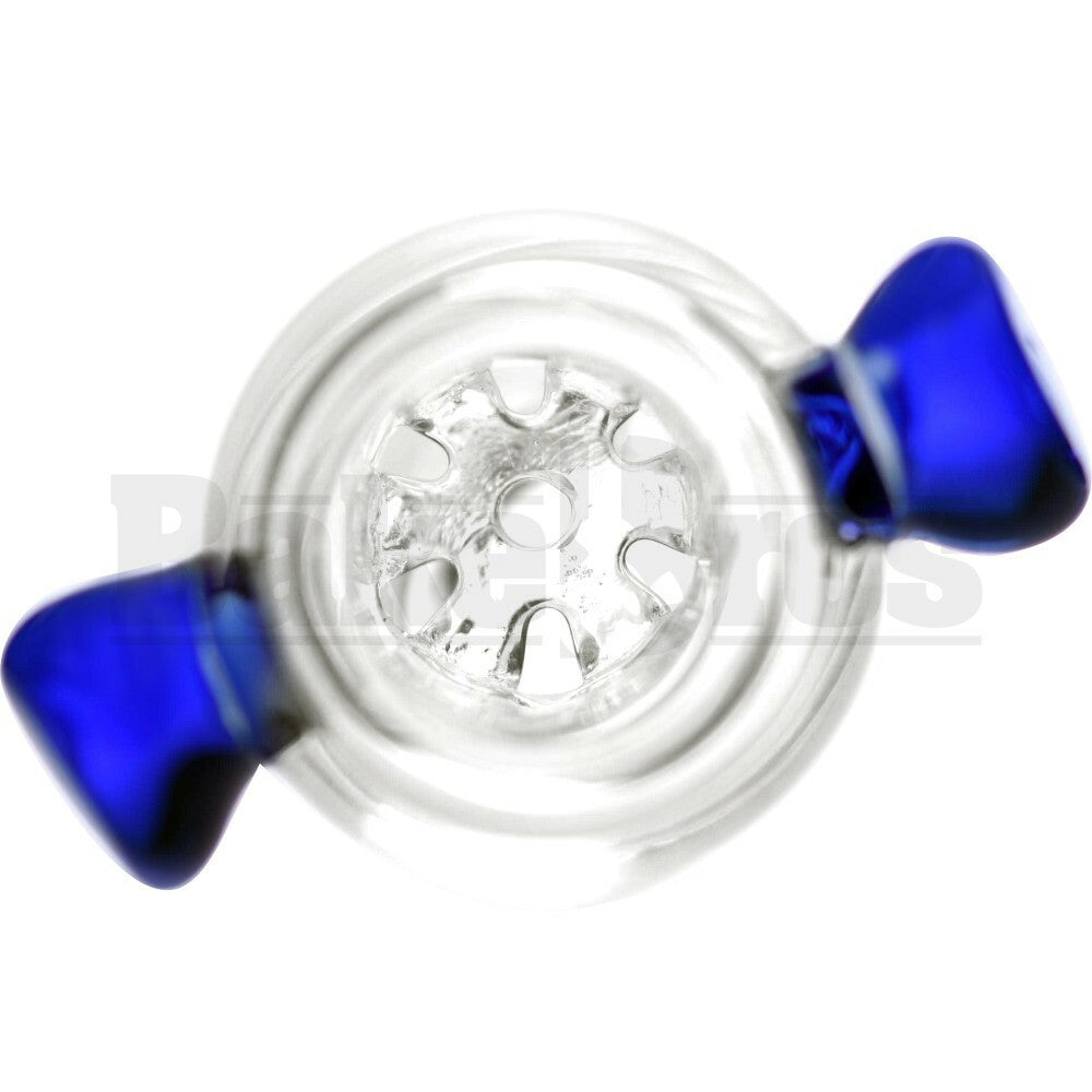 FEMALE BOWL CYLINDER HEAD GRIP DOTS THIMBLE BOWL BLUE 14MM