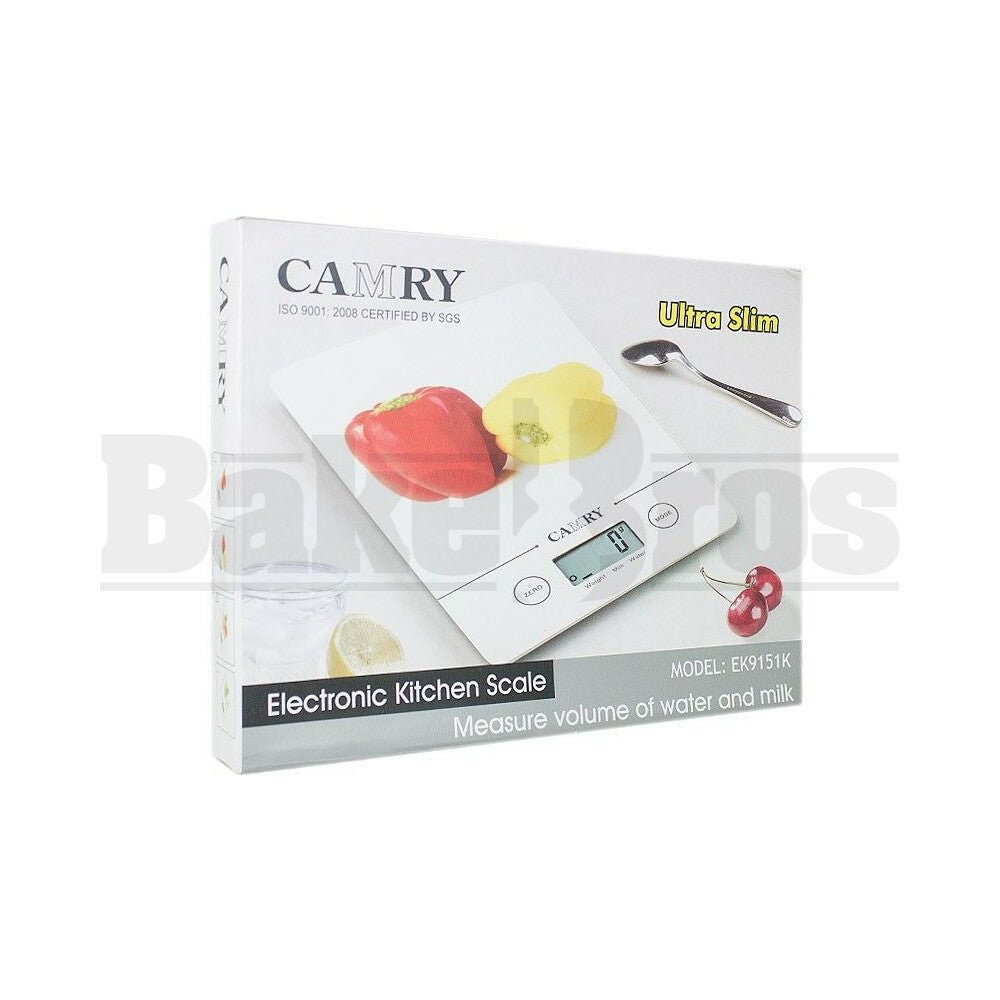 CAMRY ULTRA SLIM ELECTRONIC KITCHEN SCALE 0.1g 500g SILVER