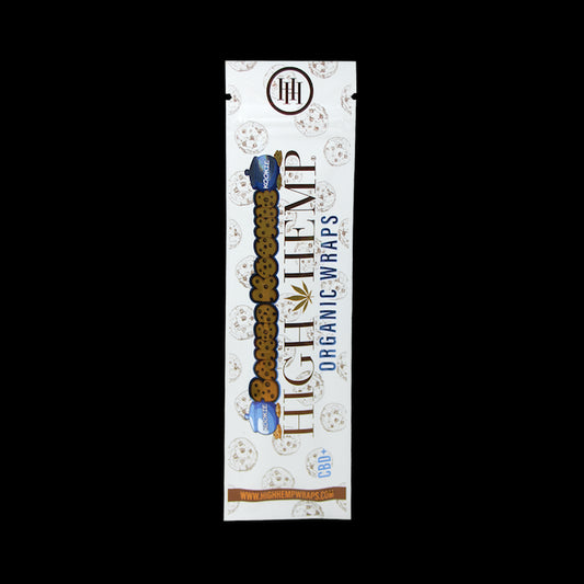 High Hemp Organic Wraps 2 Wraps With 2 Filters Baked Kookie Pack Of 1