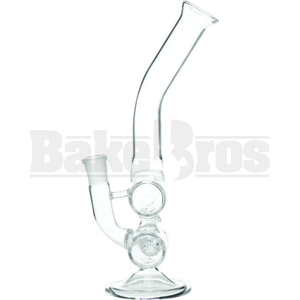 WP 2 SIDE CHAMBER INLINE STEMLESS 11" CLEAR FEMALE 18MM