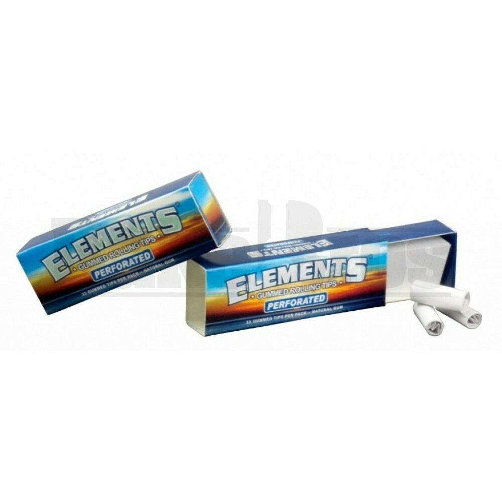 ELEMENTS PERFORATED GUMMED ROLLING TIPS 33 TIPS UNFLAVORED Pack of 1