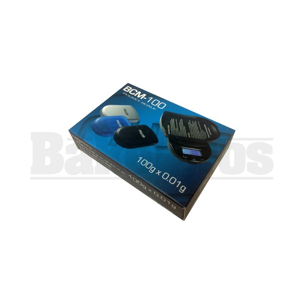 AWS DIGITAL POCKET SCALE BCM SERIES 0.01g 100g BLUE