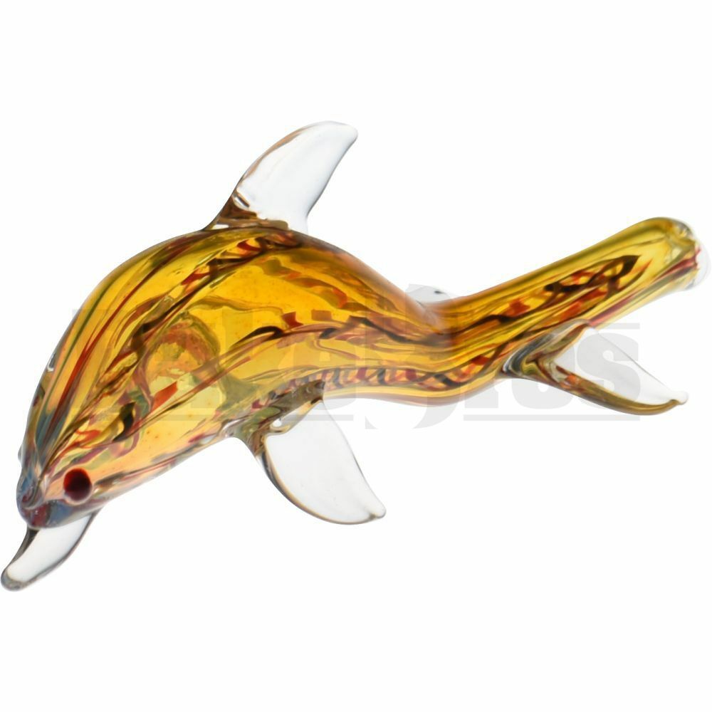 ANIMAL HAND PIPE DOLPHIN 6" ASSORTED COLORS