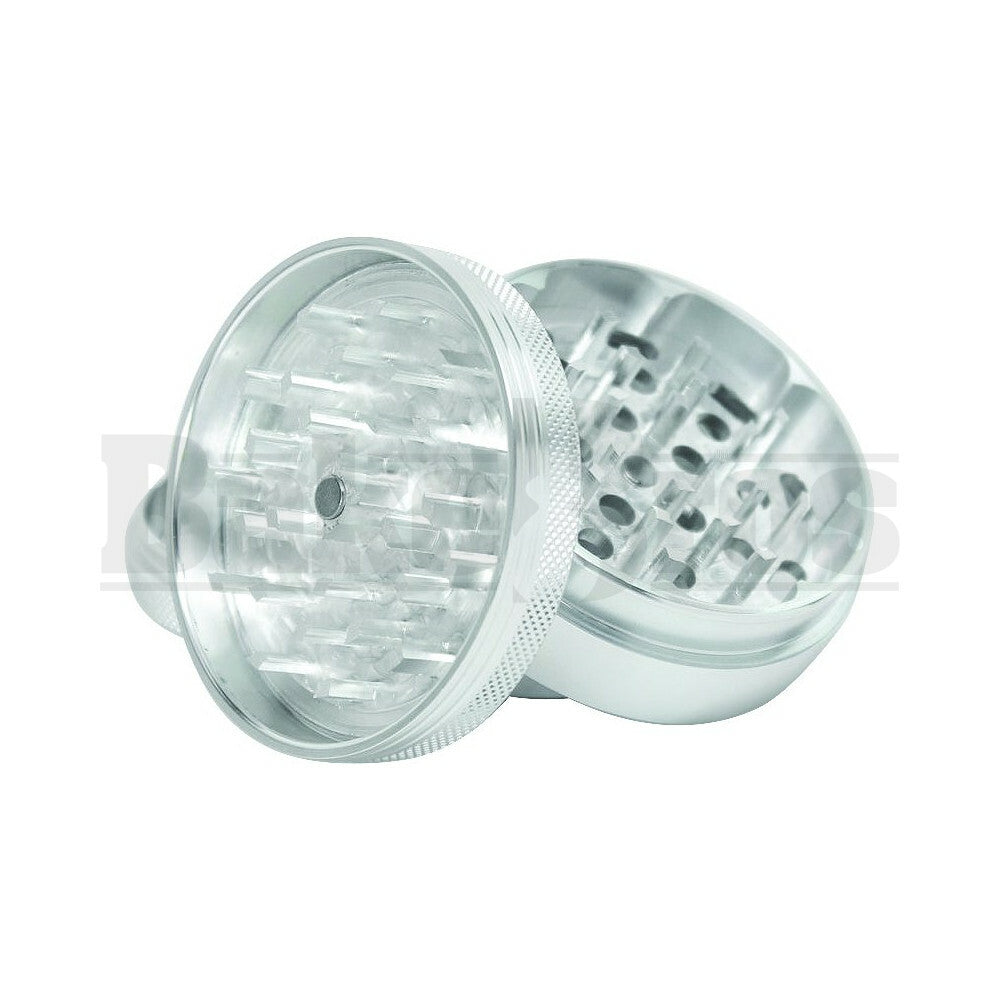 SHARPSTONE HARD TOP GRINDER 4 PIECE 2.5" SILVER Pack of 1