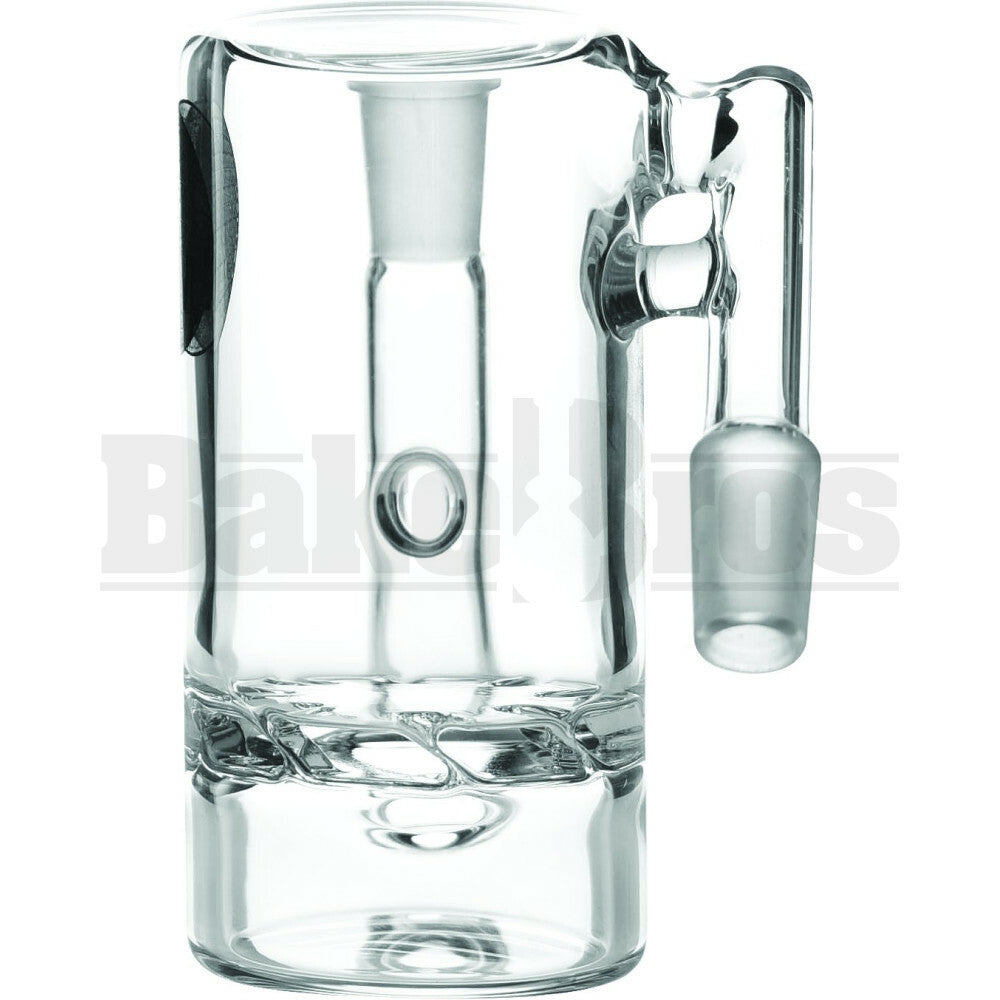 MAVERICK ASHCATCHER TURBINE DISK PERC 45* ANGLED JOINT CLEAR MALE 14MM