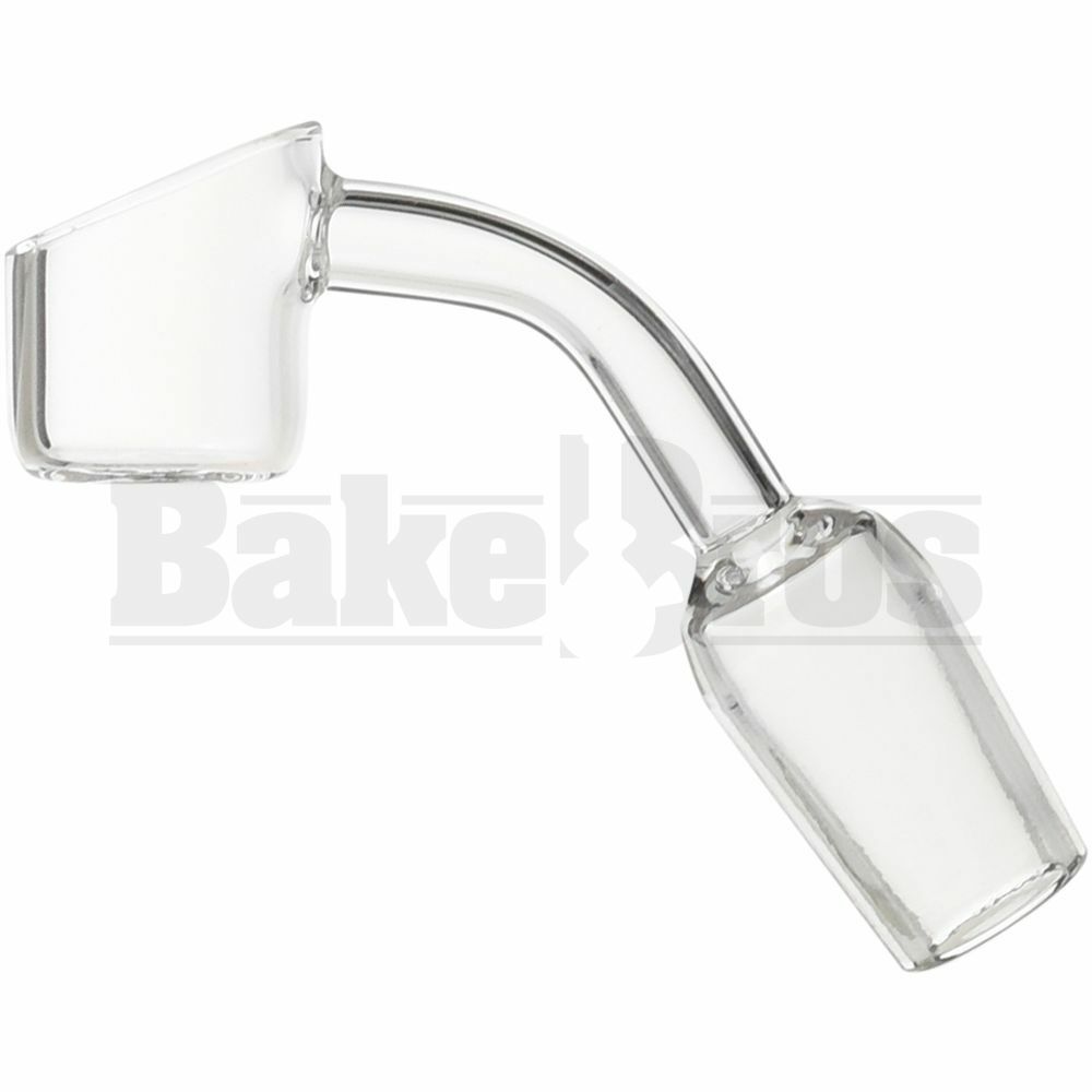 18 MM NAIL QUARTZ BANGER 45* 4MM THICK W/ 21 DIAM BUCKET CLEAR MALE