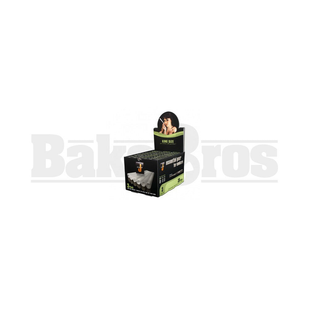 JWARE PRE-ROLLED CONES KING SIZE 3 CONES UNFLAVORED Pack of 30