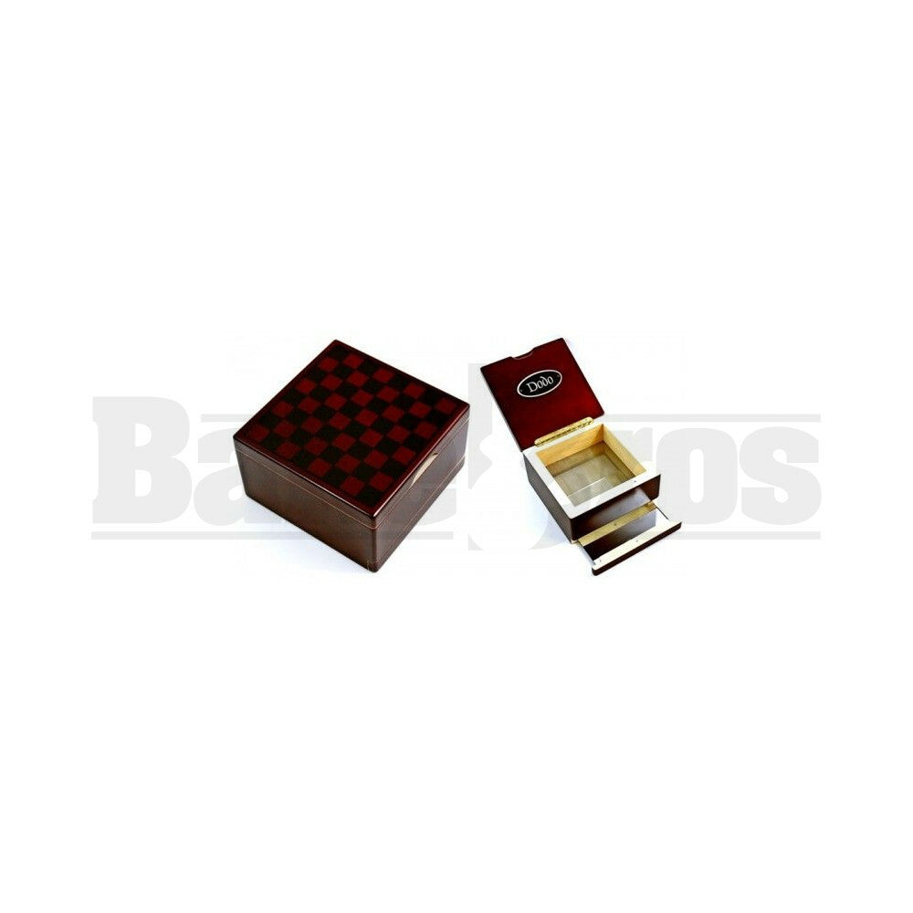 DODO CHECKER DESIGN POLLEN BOX CHECKER 4" x 4" x 3"