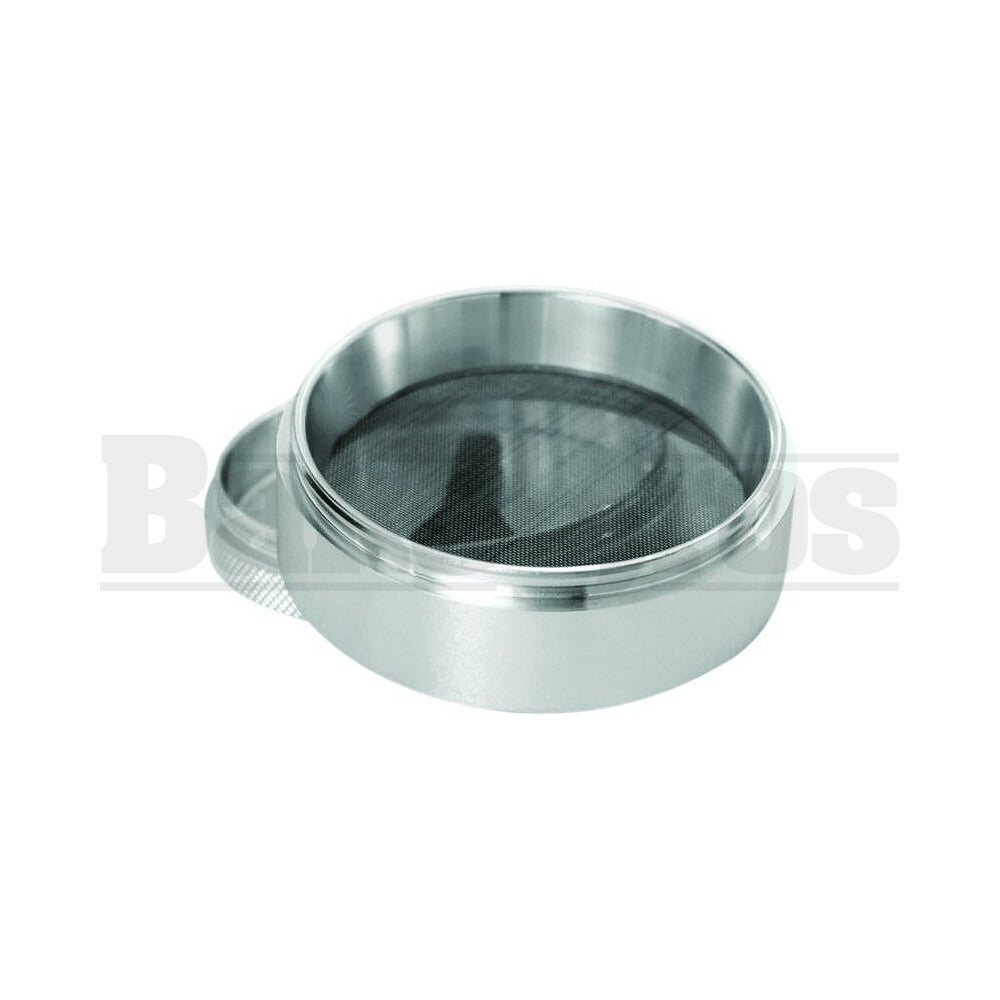SHARPSTONE CLEAR TOP GRINDER 4 PIECE 2.5" SILVER Pack of 1