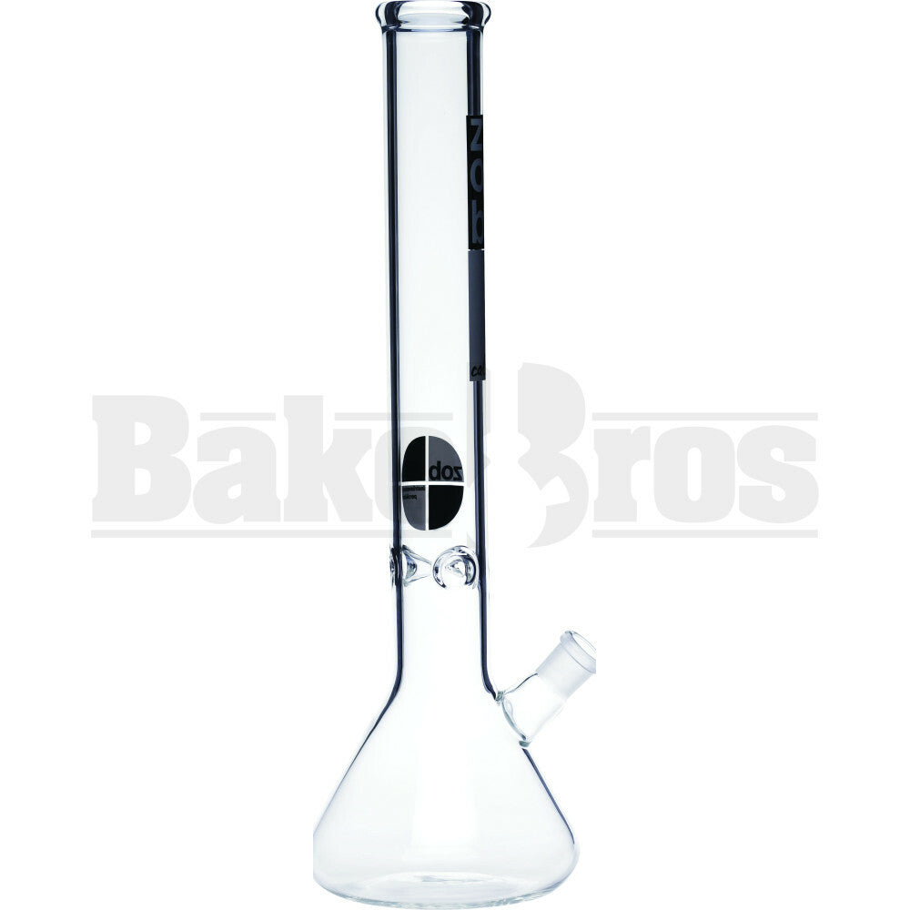 ZOB GLASS WP STANDARD BEAKER WITH ICE CATCHER 18" CLEAR FEMALE 18MM
