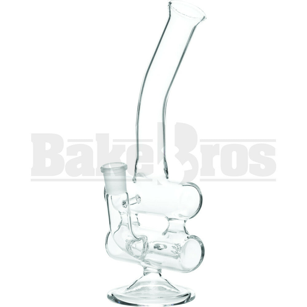 WP 2 SIDE CHAMBER INLINE STEMLESS 11" CLEAR FEMALE 18MM