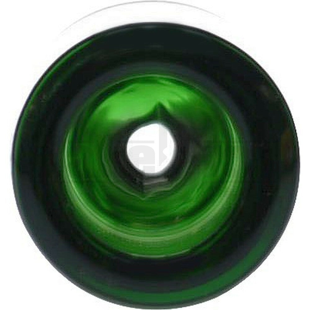 BOWL ART DECO COLUMN GREEN 18MM