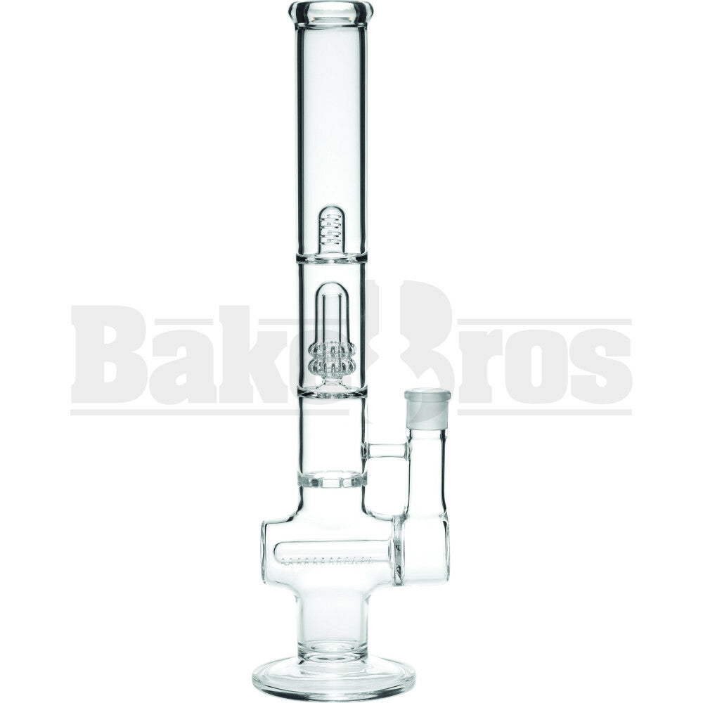 WP ATOMIC W/ TURBINE DISK & INLINE STEMLESS SPLASHGUARD 16" CLEAR FEMALE 18MM