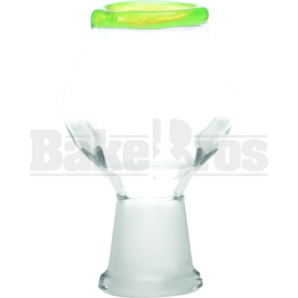 DOME HEAVY GLASS SLIME GREEN 14MM