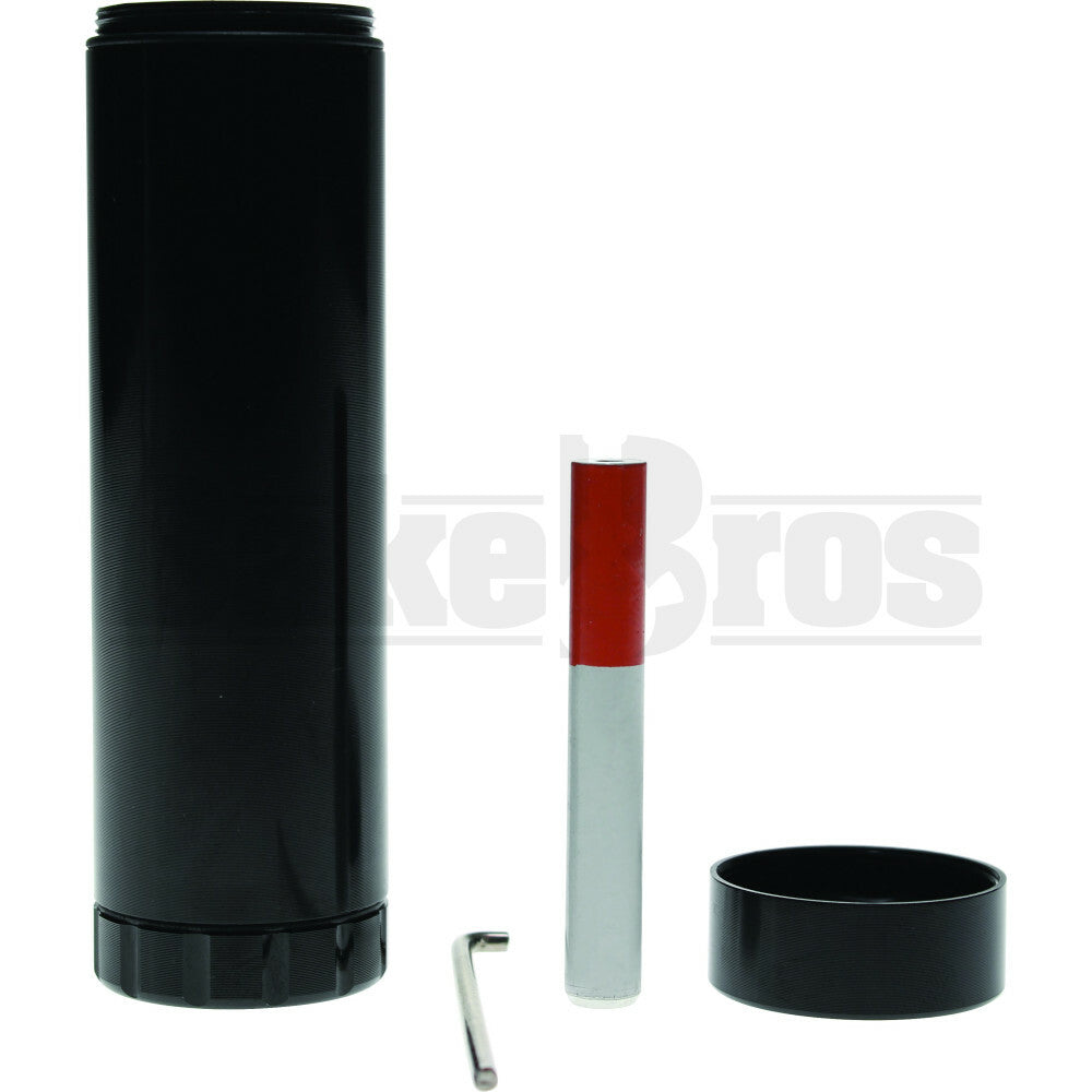 METAL DUGOUT 2 SIDE CAPS 5" BLACK