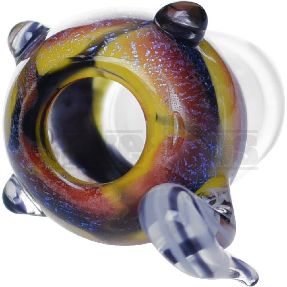 EMPIRE DOME CHALICE EDITION KING SNAKE ART DESIGN 2" BLUE DICHRO 14MM