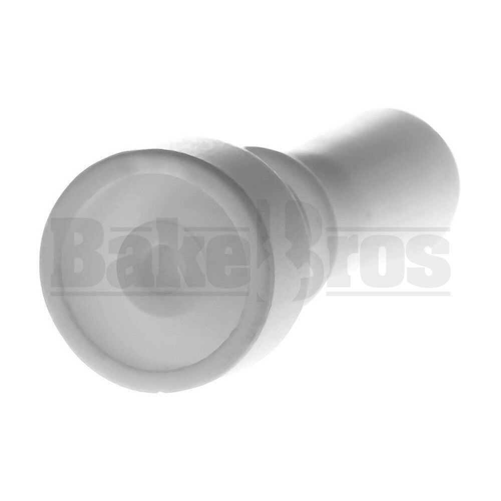 10MM NAIL CERAMIC 2" TALL 2 RING GRIP WHITE FEMALE