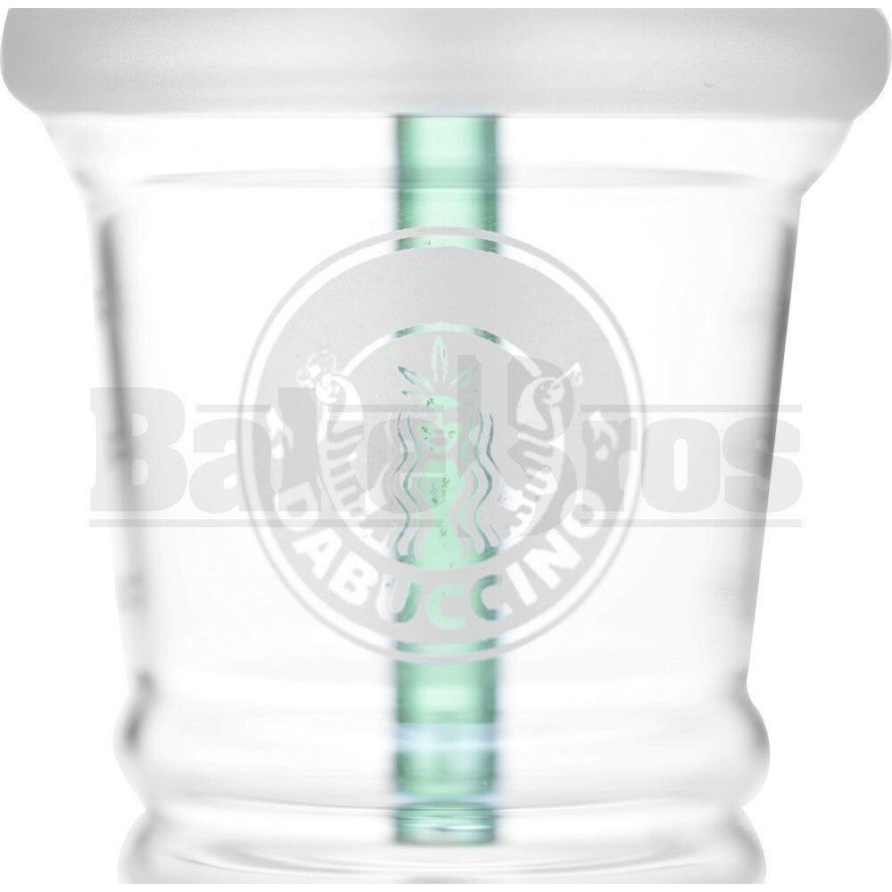 WP MERMAID DABUCCINO OIL RIG W/ DIFFUSED PERC 7" GREEN MALE 18MM