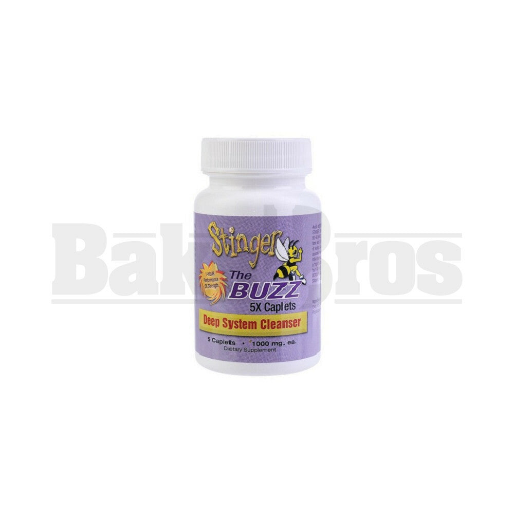 STINGER DETOX THE BUZZ 5X STRENGTH UNFLAVORED 5 CAPSULES