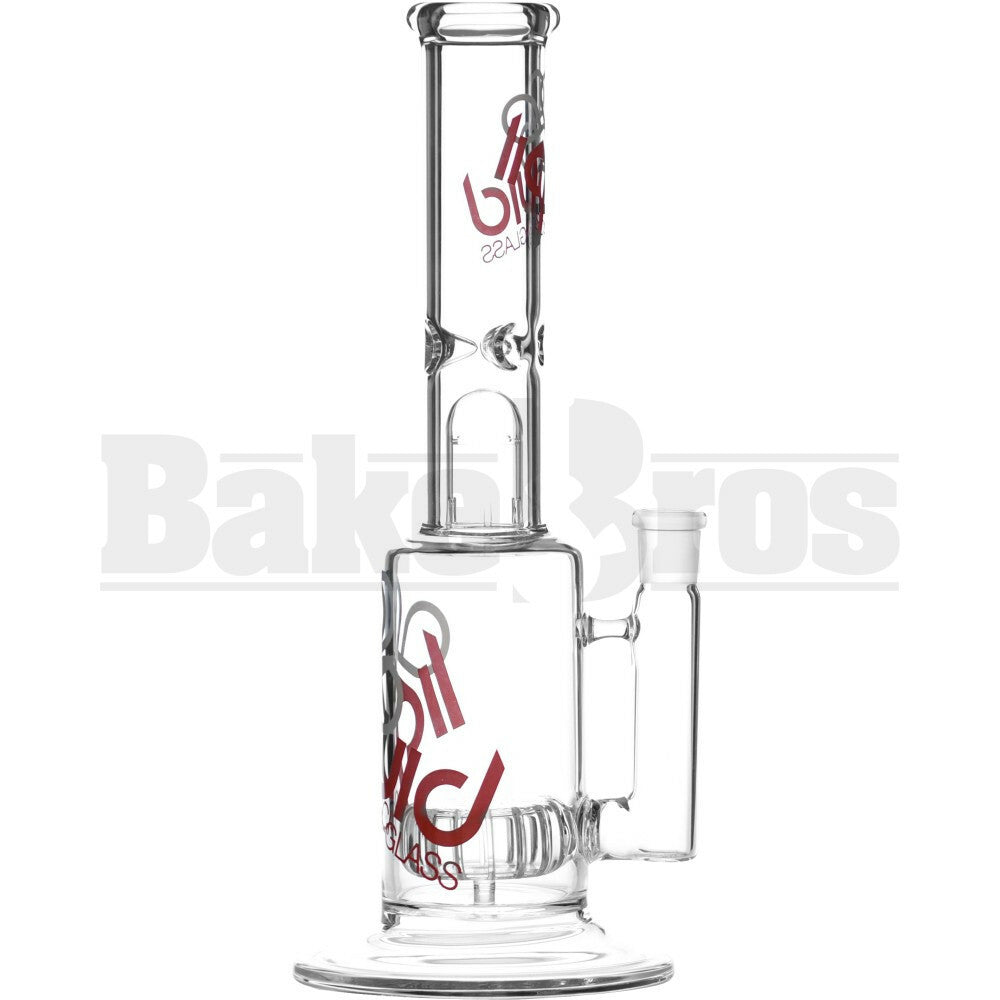 LIQUID GLASS WP DISCUS SLOT PERC STEMLESS 14" CLEAR FEMALE 18MM