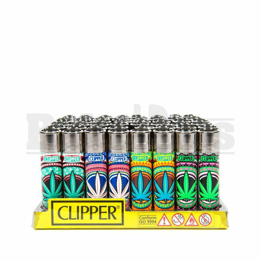 CLIPPER LIGHTER 3" ORIENTAL LEAVES ASSORTED Pack of 48