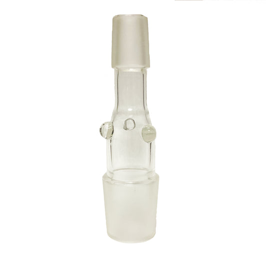 Male To Male Essential Adapter Streamlined 180* Clear Male 29mm to 18mm Male