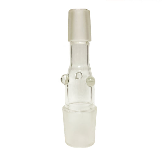 Male To Male Essential Adapter Streamlined 180* Clear Male 29mm to 18mm Male