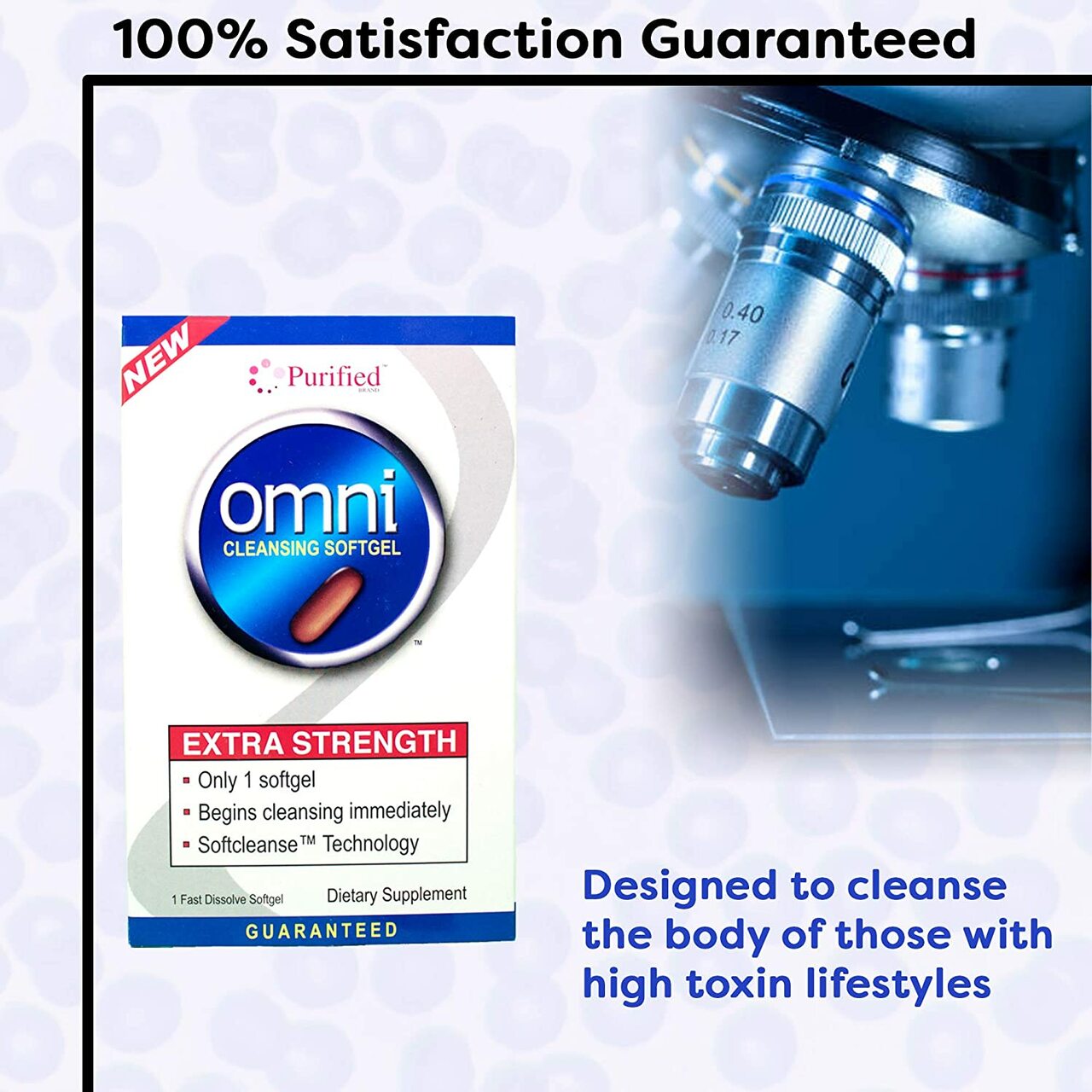 OMNI CLEANSING SOFTGEL DETOX CLEANSER UNFLAVORED 1 SOFTGEL