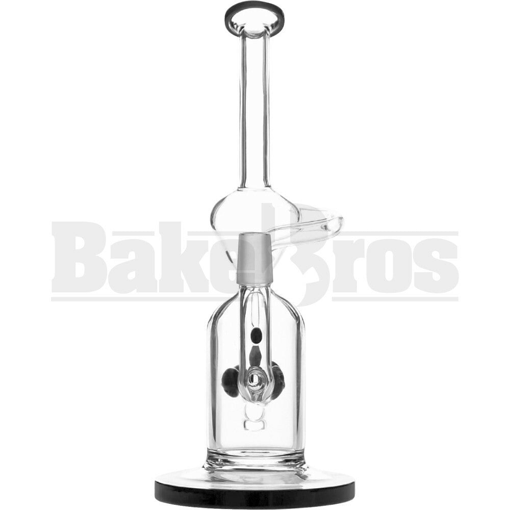 WP RIG RECYCLER INTERLUDE MUSHROOM PERC 10" BLACK MALE 18MM