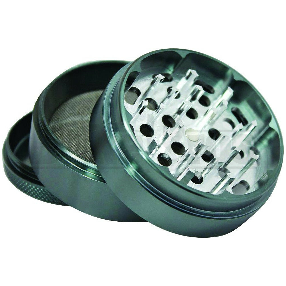 SHARPSTONE HARD TOP GRINDER 4 PIECE 2.5" GRAY Pack of 1