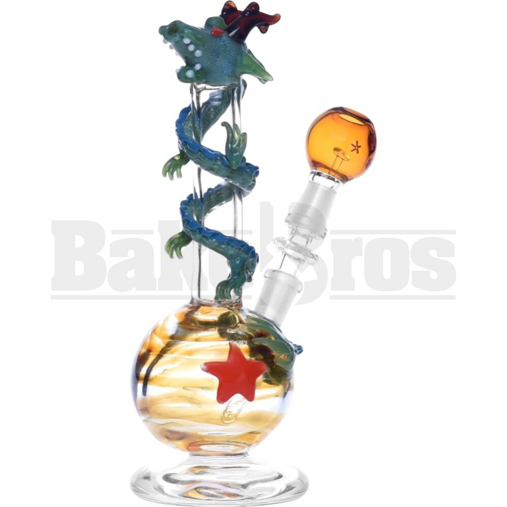 EMPIRE WP DRAGON WRAP AROUND BALL COIL COLLECTION 7" CLEAR MALE 10MM
