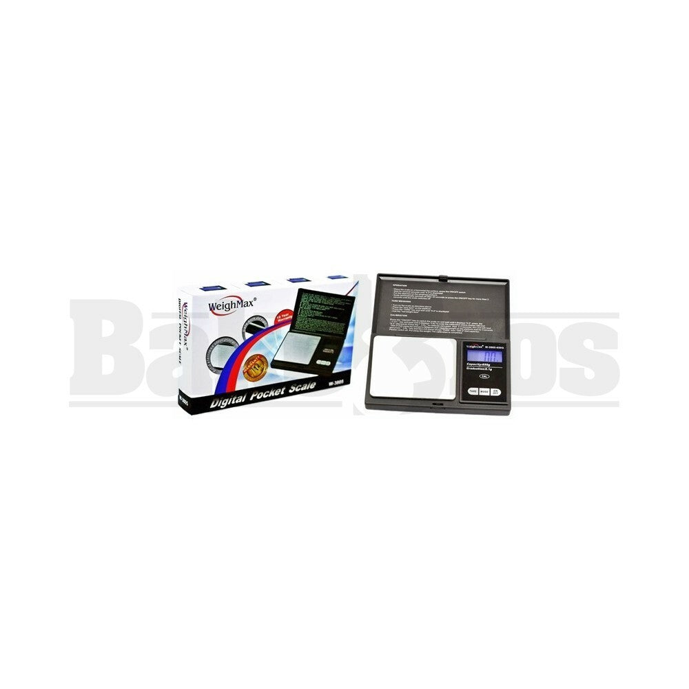 WEIGHMAX POCKET SCALE ELECTRONIC DIGITAL W-3805 SERIES 0.01g 100g BLACK