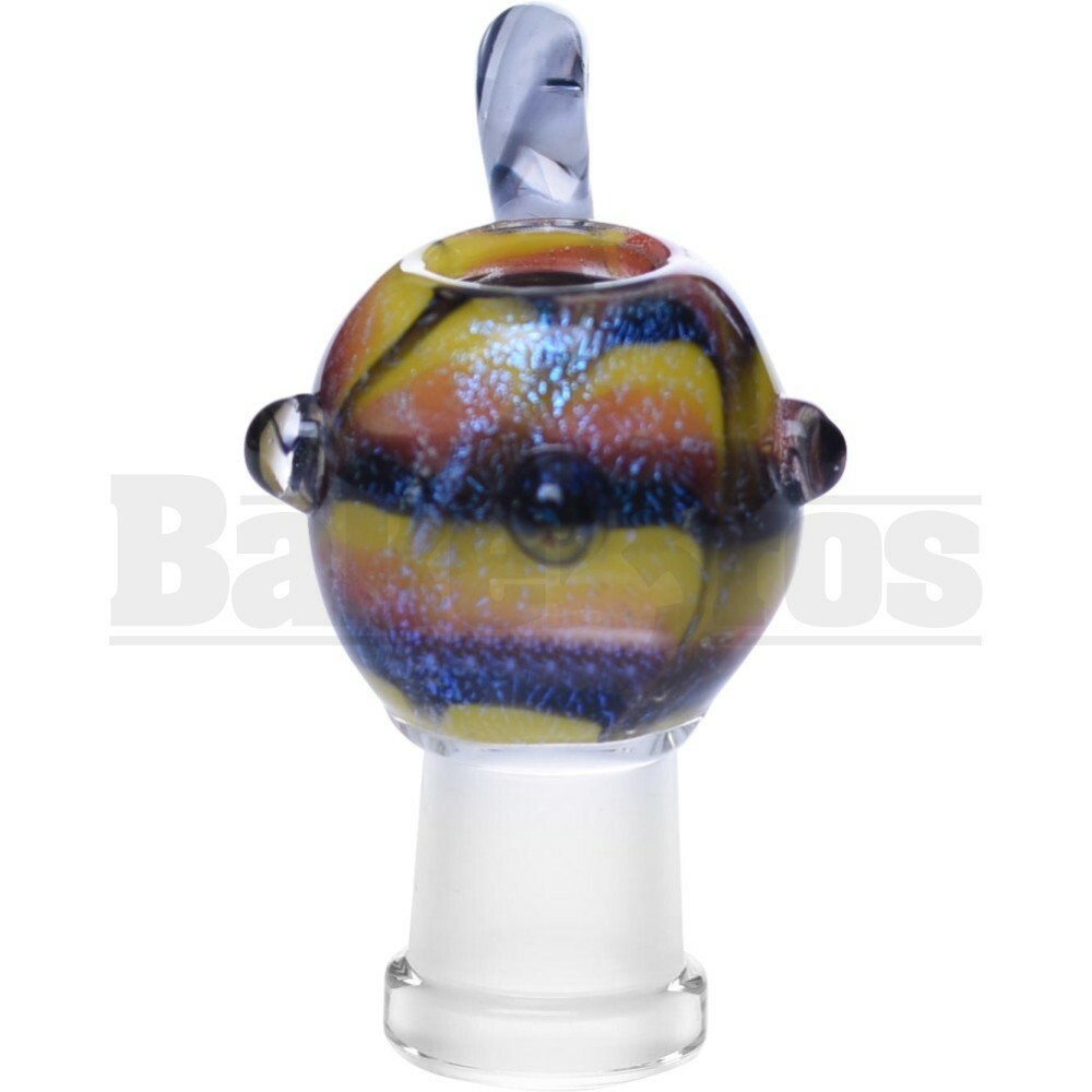 EMPIRE DOME CHALICE EDITION KING SNAKE ART DESIGN 2" BLUE DICHRO 14MM