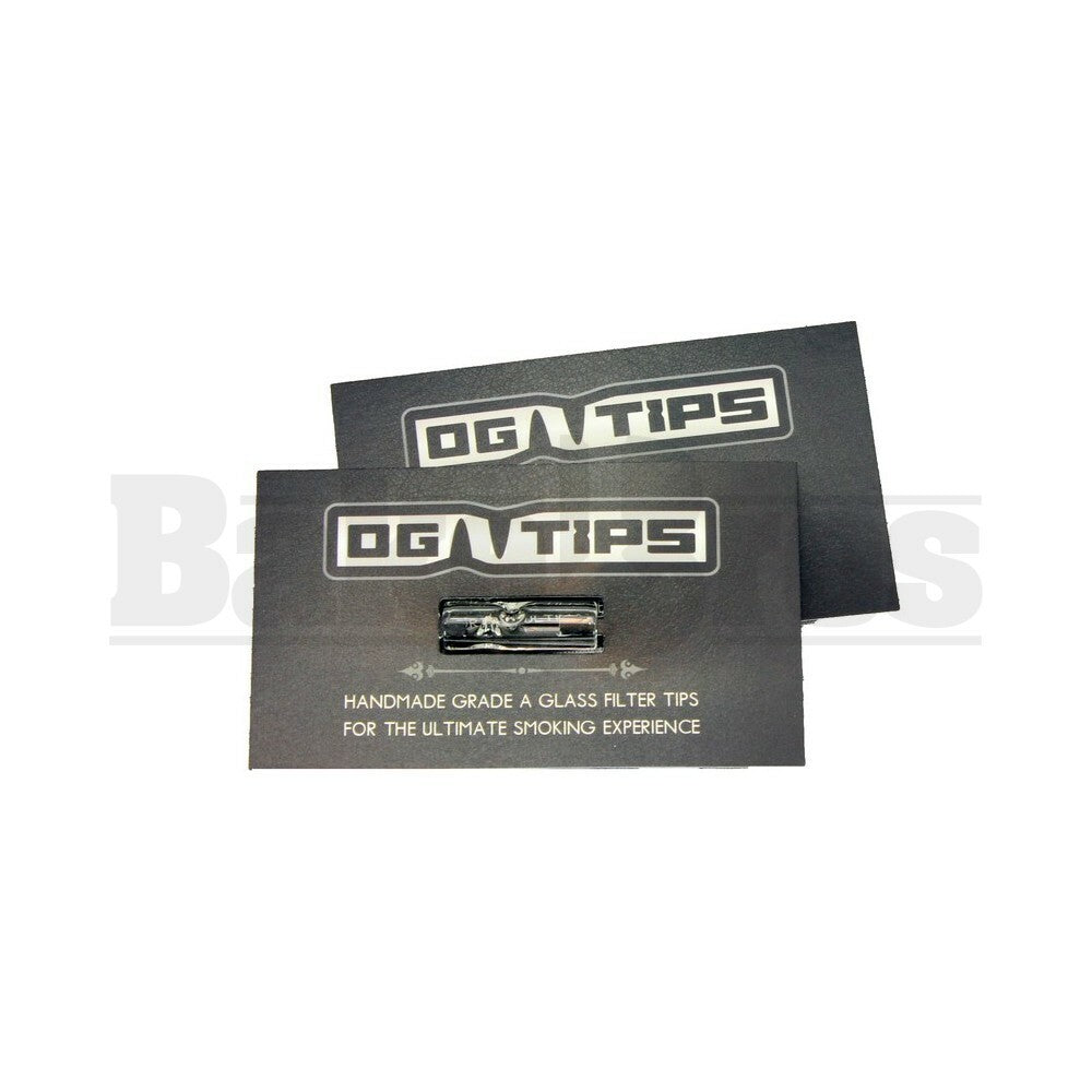 OG TIPS HANDMADE GRADE A GLASS FITER TIPS UNFLAVORED Pack of 1