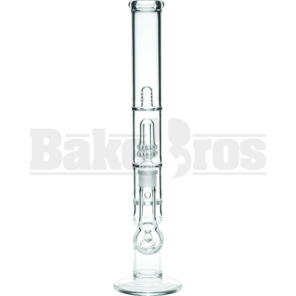 WP ATOMIC W/ TURBINE DISK & INLINE STEMLESS SPLASHGUARD 16" CLEAR FEMALE 18MM