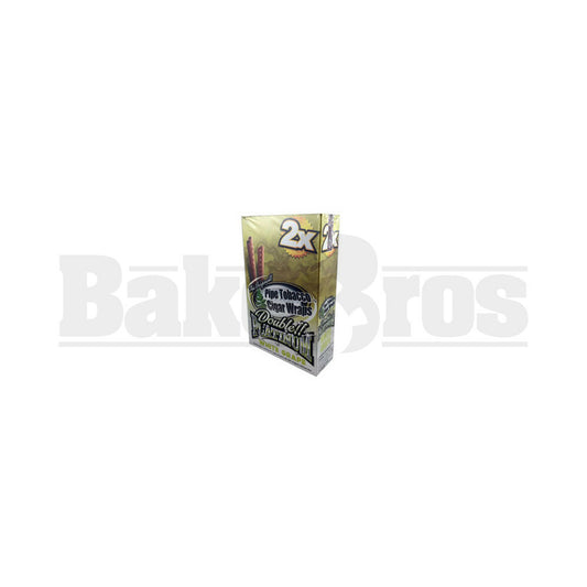 DOUBLE!! PLATINUM CIGAR WRAPS 2 PER PACK WHITE GRAPE Pack of 25