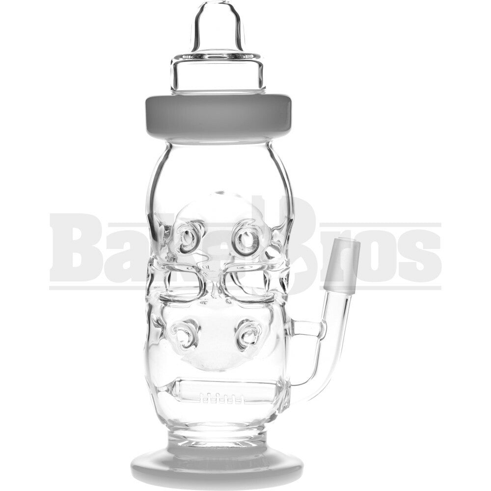 WP BABY BOTTLE FABERGE EGG SWISS BODY 10" CLEAR MALE 14MM