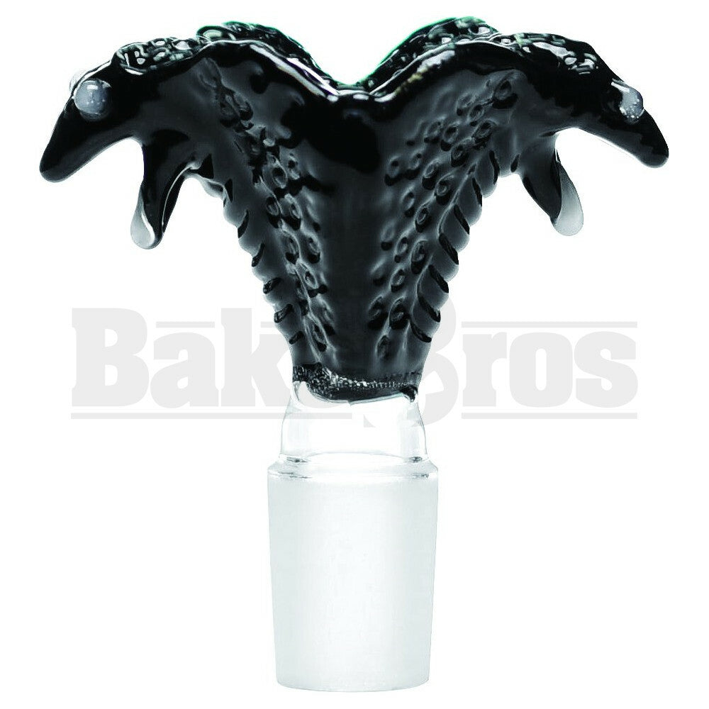 BOWL CONJOINED COBRA SNAKE BLACK 14MM