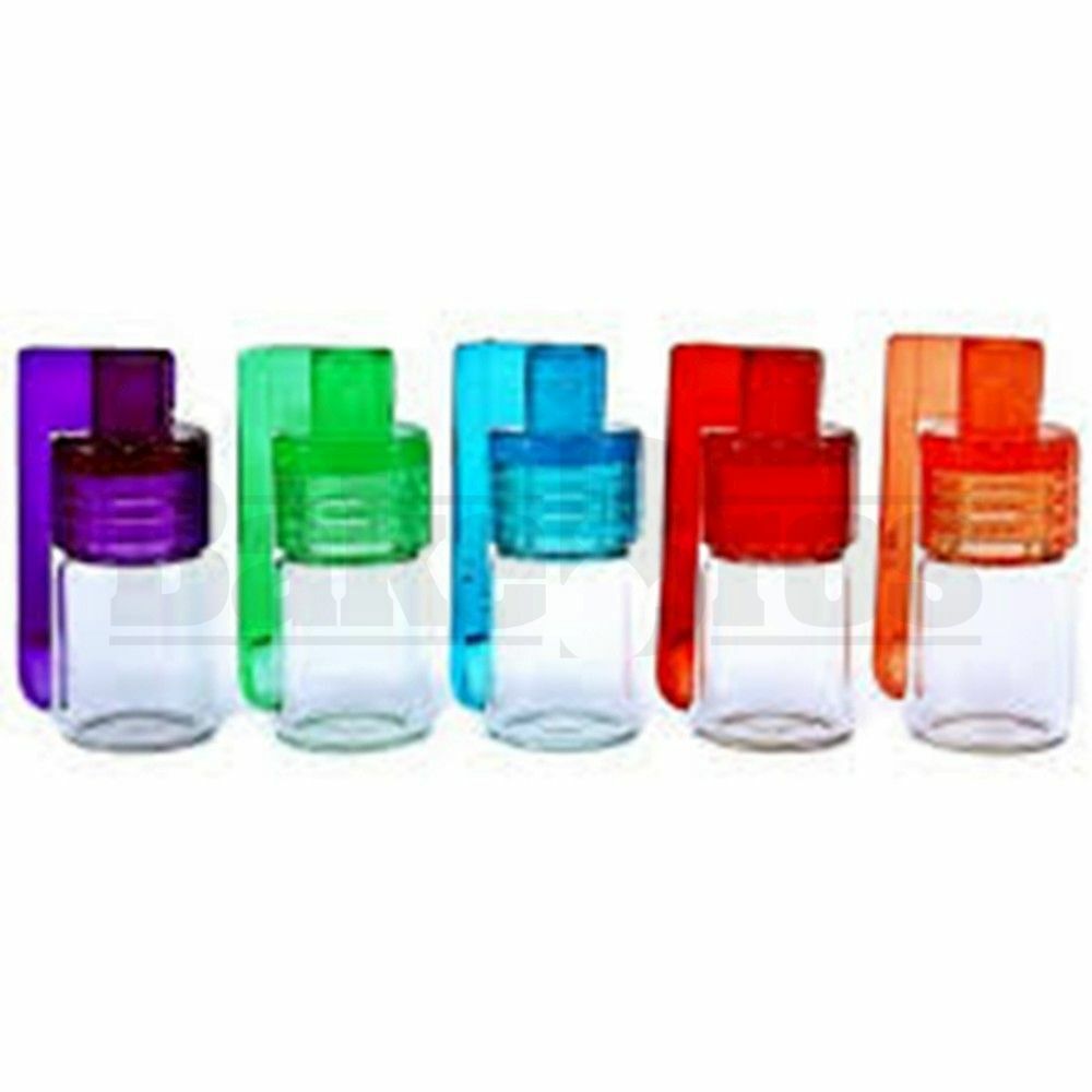 ACRYLIC AND GLASS SCOOP BULLET SHORT ASSORTED COLORS Pack of 50