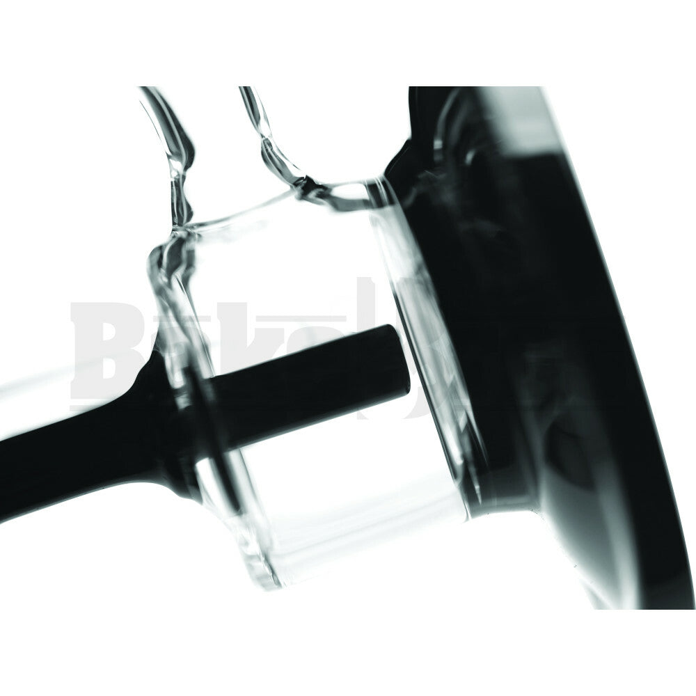 DIAMOND GLASS WP FIXED TUBE PERC RECYCLER 9" BLACK MALE 14MM
