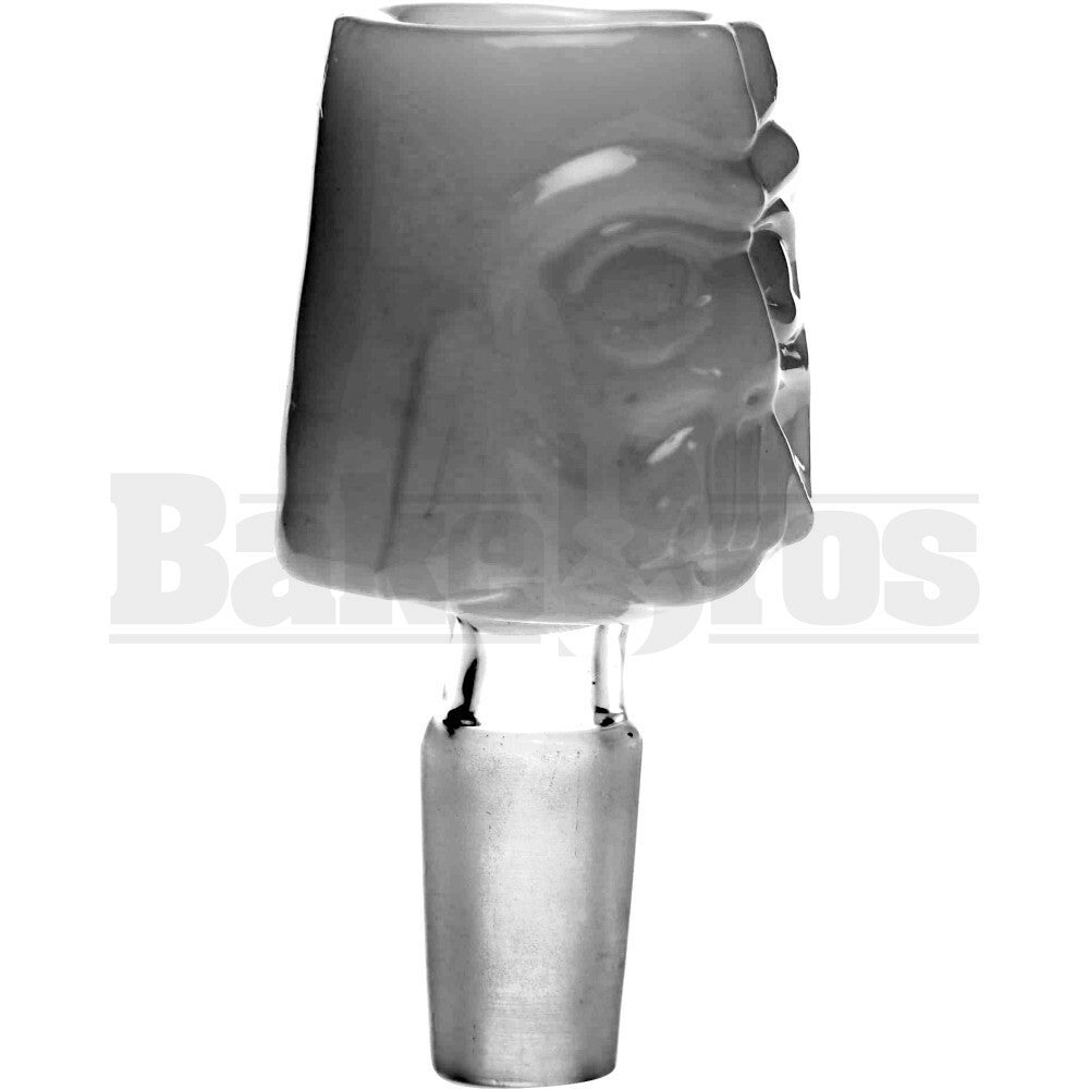 BOWL EVIL SCI FI COMMANDER HEAD IVORY WHITE 14MM