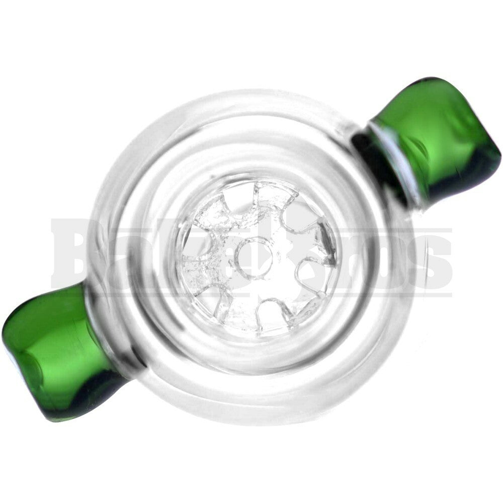 FEMALE BOWL CYLINDER HEAD GRIP DOTS THIMBLE BOWL GREEN 18MM