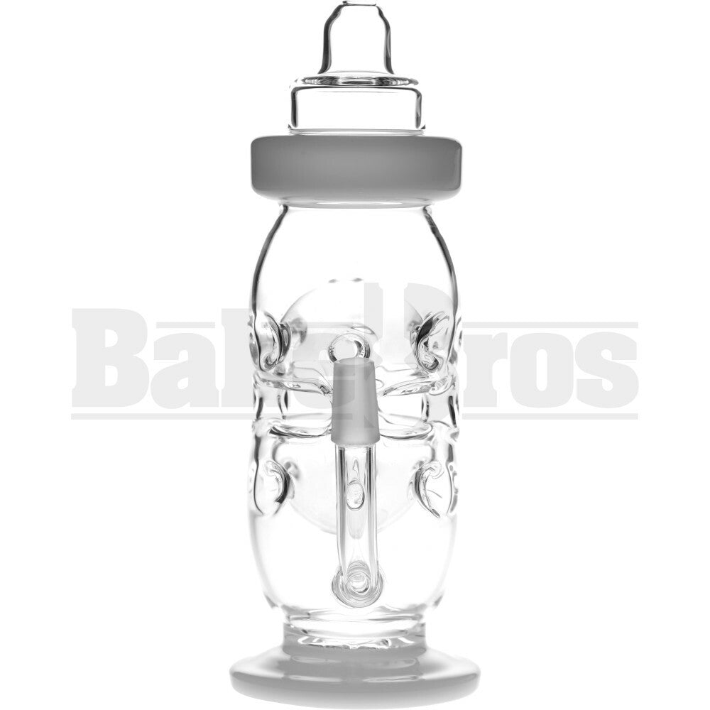 WP BABY BOTTLE FABERGE EGG SWISS BODY 10" CLEAR MALE 14MM