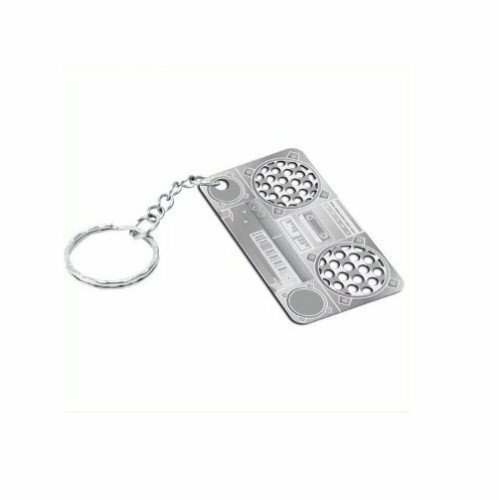 V Syndicate Grinder Card Keychains Boombox Silver Pack Of 1