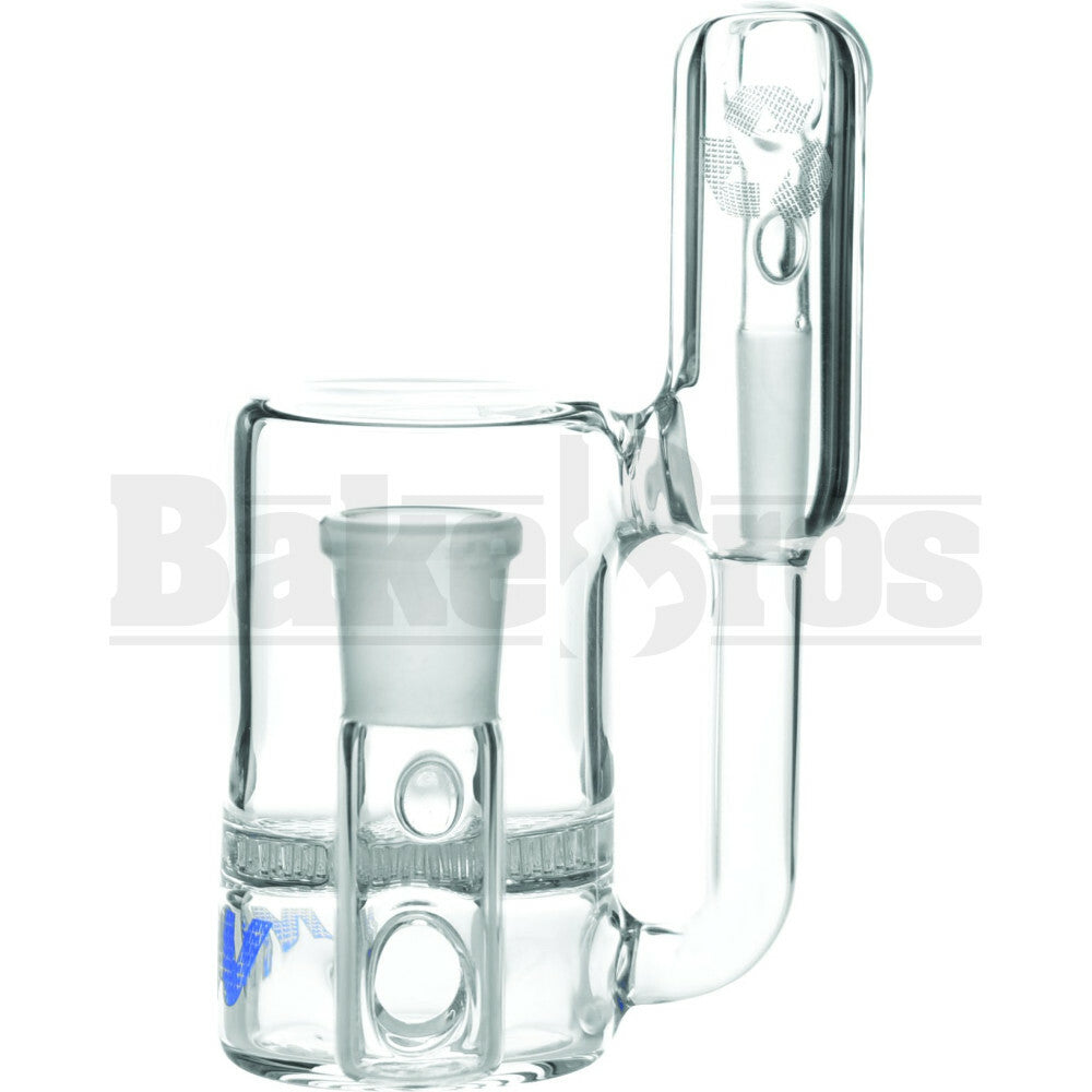 MAVERICK ASHCATCHER HONEYCOMB PERC & RECYCLER L CONFIG 90* JOINT CLEAR MALE 18MM